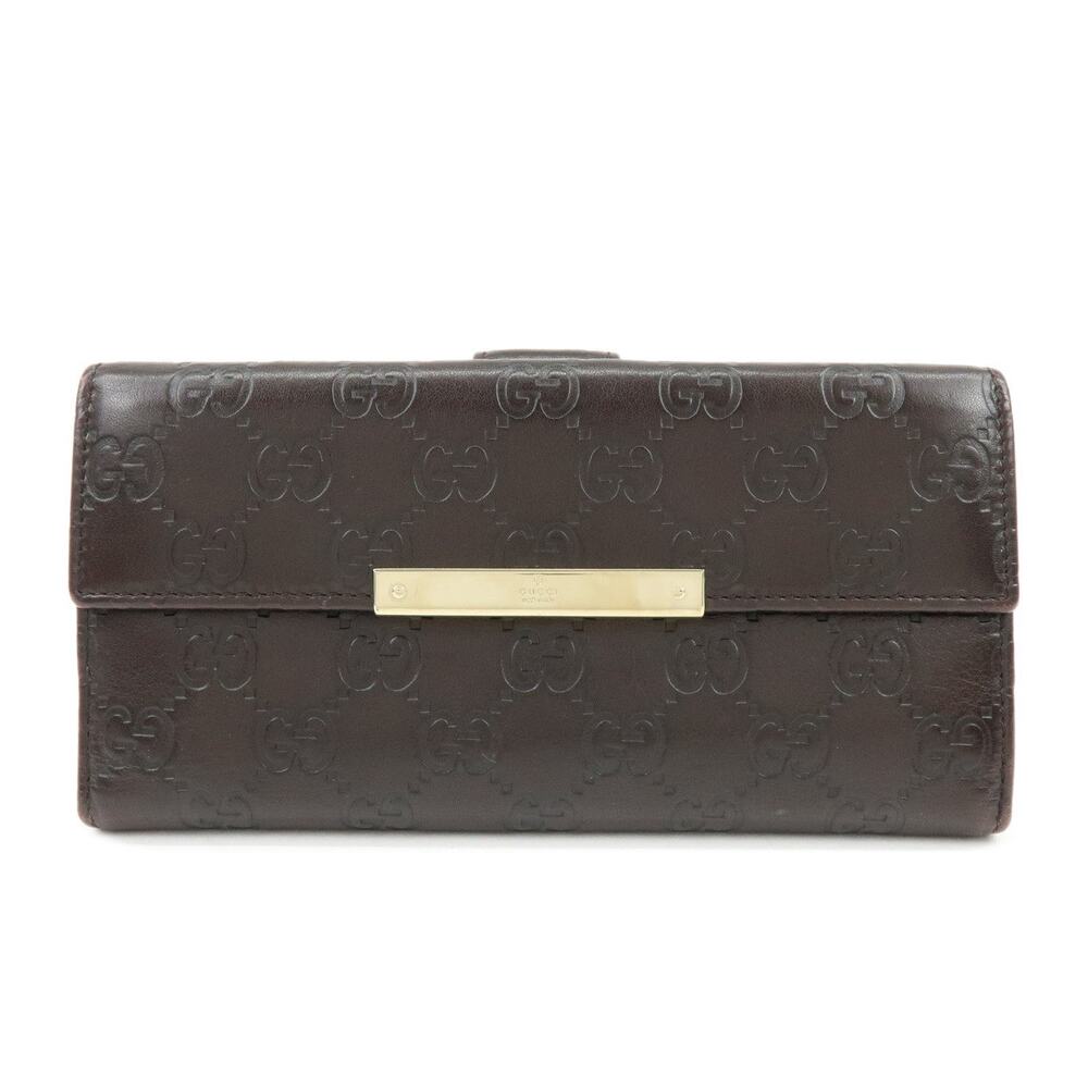 Gucci Guccissima Long Wallet Brown